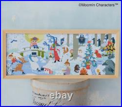 US Tax Paid Moomin Cross Stitch Winter in Moominvalley 16.7x40.6 No Frame Kit