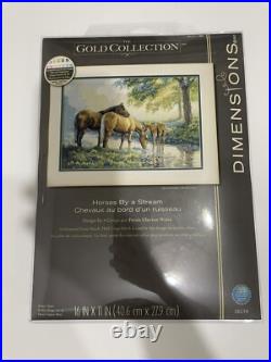 Unopen- New Dimensions Gold Collection 35174 Horses by a stream