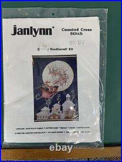 Unopened LOT Vintage DIMENSIONS JANLYNN CANDAMAR Debbie MUMM Stocking Bell Pull