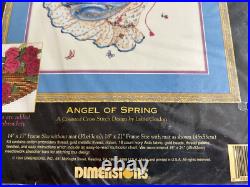 VTG 1994 Dimensions #3777 The Gold Collection Angel of Spring Cross Stitch NIP VTG 1994 Dimensions #3777 The Gold Collection Angel of Spring Cross Stitch NIP