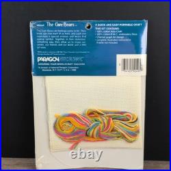 VTG Care Bears Paragon Cross Stitch Kits 2494-2499 COMPLETE SET OF 6 NOS