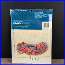 VTG Care Bears Paragon Cross Stitch Kits 2494-2499 COMPLETE SET OF 6 NOS