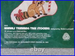VTG DIMENSIONS Crewel Stitch CHRISTMAS STOCKING Kit- ANIMALS TRIMMING TREE 8022 VTG DIMENSIONS Crewel Stitch CHRISTMAS STOCKING Kit- ANIMALS TRIMMING TREE 8022