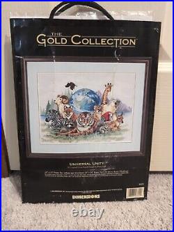 VTG Dimensions Gold Collection Cross Stitch Kit Universal Unity 3822 Sealed 1996