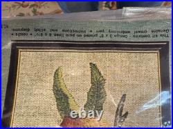 VTG Elsa Williams Crewel Embroidery Lot Of 6 Series Of Fruit Kits NRFP