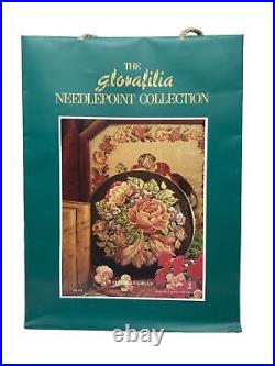 VTG Glorafilia Needlepoint Tapestry Kit Complete New Victorian Circle VTG Glorafilia Needlepoint Tapestry Kit Complete New Victorian Circle