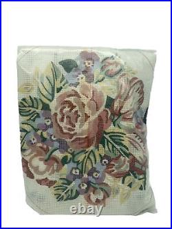 VTG Glorafilia Needlepoint Tapestry Kit Complete New Victorian Circle VTG Glorafilia Needlepoint Tapestry Kit Complete New Victorian Circle