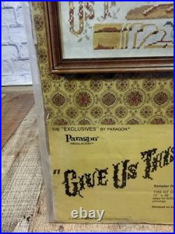 VTG Paragon Needlecraft Cross Stitch Kit 0555 GIVE US THIS DAY OUR DAILY BREAD