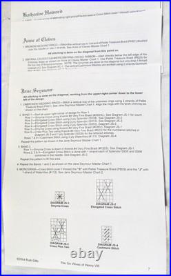 VTG Ruth Dilts Six Wives of Henry VIII Counted Thread Design 2004 withMaterials