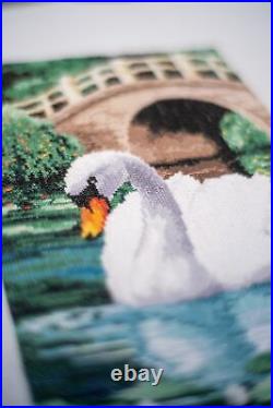 Vervaco Counted Cross Stitch Kit 8X16-Swan (14 Count)