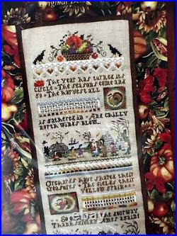 Victoria Sampler Thanksgiving Sampler with accesory pack VS-199P