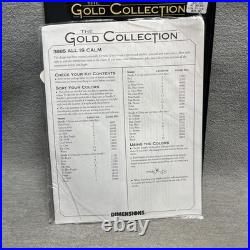 Vint Dimensions ALL IS CALM Gold Collection Cross Stitch Kit NOS James A Meger