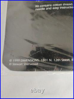 Vintage 1999-RARE! Dimensions Beary Inspirational Thread Needlepoint Kit #2472