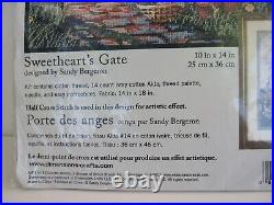 Vintage 2004 Dimensions Sweethearts Gate Counted Cross Stitch Kit 35144 Bergeron