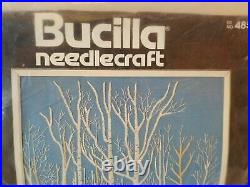 Vintage Bucilla Needlepoint Kit Wall Hanging'ASPEN Sealed 48559
