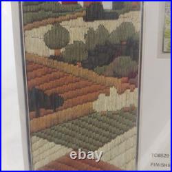 Vintage Crewel Kits 4 Seasons Bernat Quick Stitch Spring Summer Fall Winter