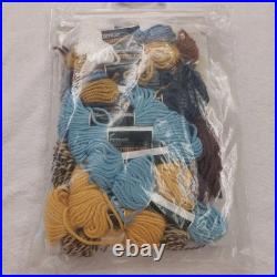 Vintage Crewel Kits 4 Seasons Bernat Quick Stitch Spring Summer Fall Winter