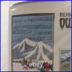 Vintage Crewel Kits 4 Seasons Bernat Quick Stitch Spring Summer Fall Winter