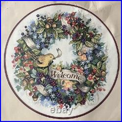 Vintage Dimensions Berry Wreath Welcome Counted Cross Stitch Kit 35028 New 16x16