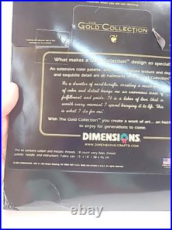 Vintage Dimensions Gold Collection Santa Stamp Cross Stitch Kit 8688 Donna Race