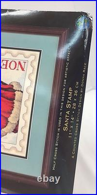 Vintage Dimensions Gold Collection Santa Stamp Cross Stitch Kit 8688 Donna Race