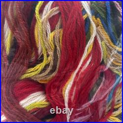 Vintage Dimensions Old Fashioned Santa Stocking Crewel Kit Toys Wool Yarn 8008