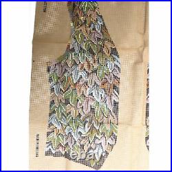 Vintage Ehrman (kaffe Fassett) Needlepoint Kit Leaves Waistcoat Vw