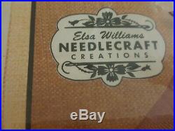 Vintage Elsa Williams Jacobean Crewel Embroidery Needlecraft Bell Pull Kit