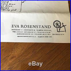 Vintage Eva Rosenstand Antique Ships Bell Pull Counted Cross Stitch Kit Danish