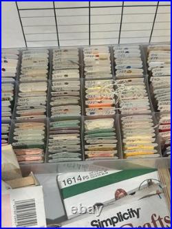 Vintage Lot Of Cross Stitch, Quilting, Crafts, Opened Used Different Brands