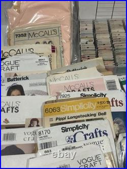 Vintage Lot Of Cross Stitch, Quilting, Crafts, Opened Used Different Brands