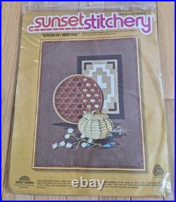 Vintage Lot of 13 Sunset Stitchery McNeil CE Needle Treasures Bernat Kits READ Vintage Lot of 13 Sunset Stitchery McNeil CE Needle Treasures Bernat Kits READ