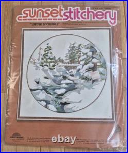 Vintage Lot of 13 Sunset Stitchery McNeil CE Needle Treasures Bernat Kits READ Vintage Lot of 13 Sunset Stitchery McNeil CE Needle Treasures Bernat Kits READ