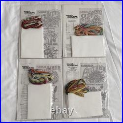 Vintage Monarch Horizons Cross Stitch Kit Flowers of Winter Spring Summer Autumn