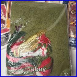 Vintage Needlework Kit Lot 6 Simplicity Creative Circle Crewel Cross Stitch 80s