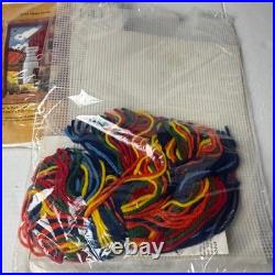 Vintage Needlework Kit Lot 6 Simplicity Creative Circle Crewel Cross Stitch 80s