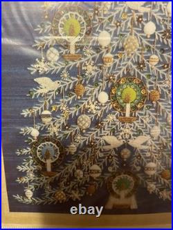 Vintage Paragon Tree Of Peace Vintage Needlepoint Kit Christmas Tree