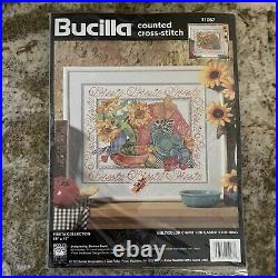 Vintage Rare 1990s Fiesta Collection Bucilla Counted Cross Stitch #41067