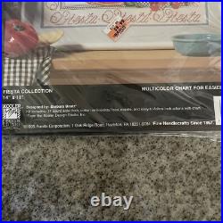 Vintage Rare 1990s Fiesta Collection Bucilla Counted Cross Stitch #41067