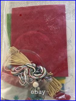 Vintage Rare Bucilla Christmas Needlework Felt&Sequin Jeweled Holiday Mobile Vintage Rare Bucilla Christmas Needlework Felt&Sequin Jeweled Holiday Mobile