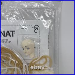 Vntge Bernat Angel Face Craft Kits Christmas Tree Topper Stockings Tissue Card