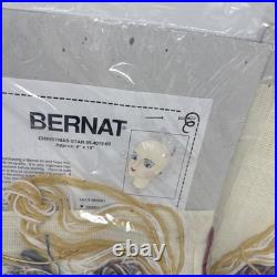 Vntge Bernat Angel Face Craft Kits Christmas Tree Topper Stockings Tissue Card