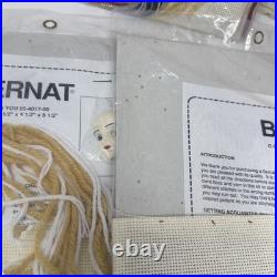 Vntge Bernat Angel Face Craft Kits Christmas Tree Topper Stockings Tissue Card