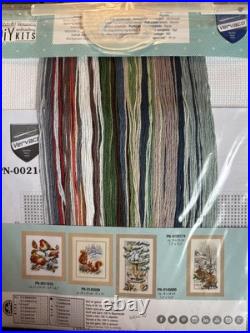 Vogels In Winter Counted Cross Stitch Kit