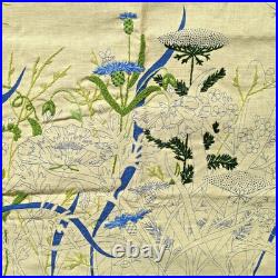 Vtg 1975 Paragon Country Garden Floral Crewel Embroidery Kit Partially Done