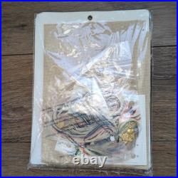 Vtg 90s Bucilla Father Winter Santa Stocking Kit Cross Stitch Stocking Kit 84025