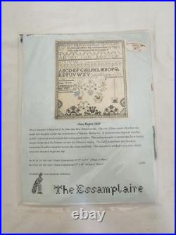 Vtg Ann Rogers 1820 sampler kit rare new The Essamplaire