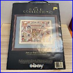 Vtg Dimensions Gold Collection Antique Bear Collectibles #3756 Cross Stitch Kit