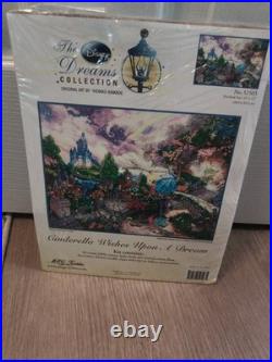 Vtg Disney Dreams Kinkade Cinderella Wishes Upon Dream Cross Stitch Kit 52503