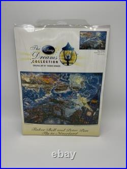 Vtg Disney Dreams Thomas Kinkade Tinker Bell Peter Pan Cross Stitch Kit 52502